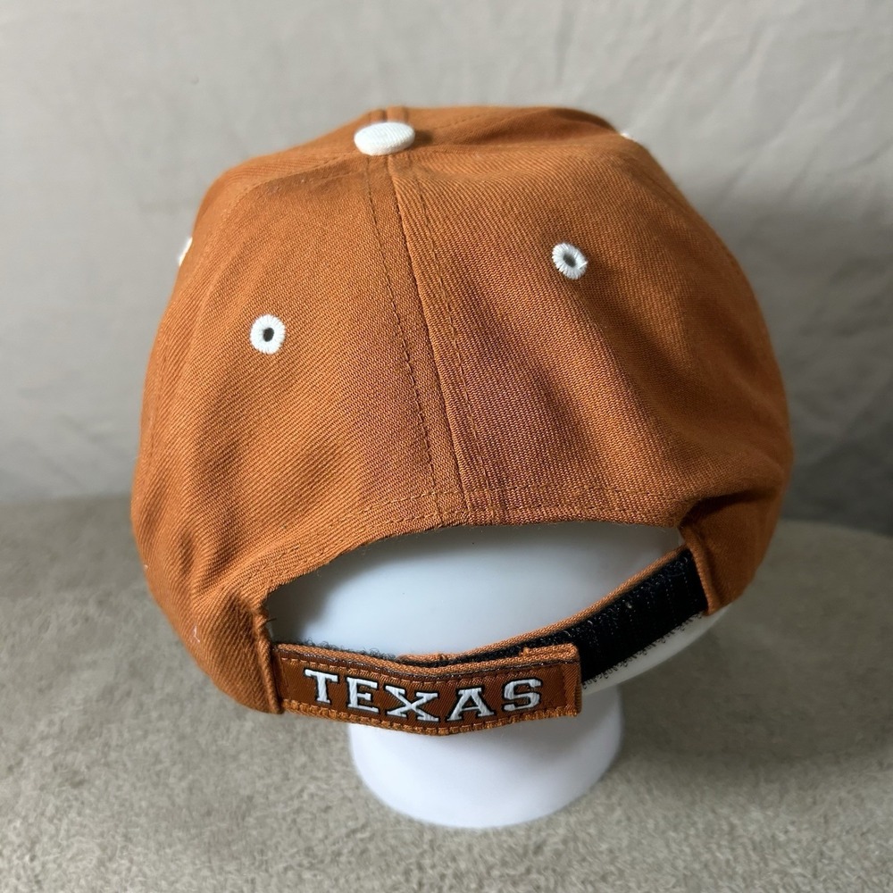Vintage Texas Longhorns Hat Twins Enterprise Strapback Cap Wool Blend - Picture 2 of 8